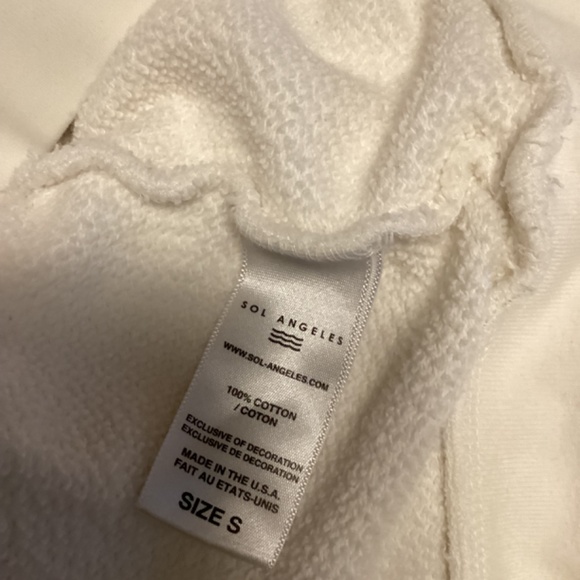 White Joie de Vivre Sweatshirt - Picture 7 of 8